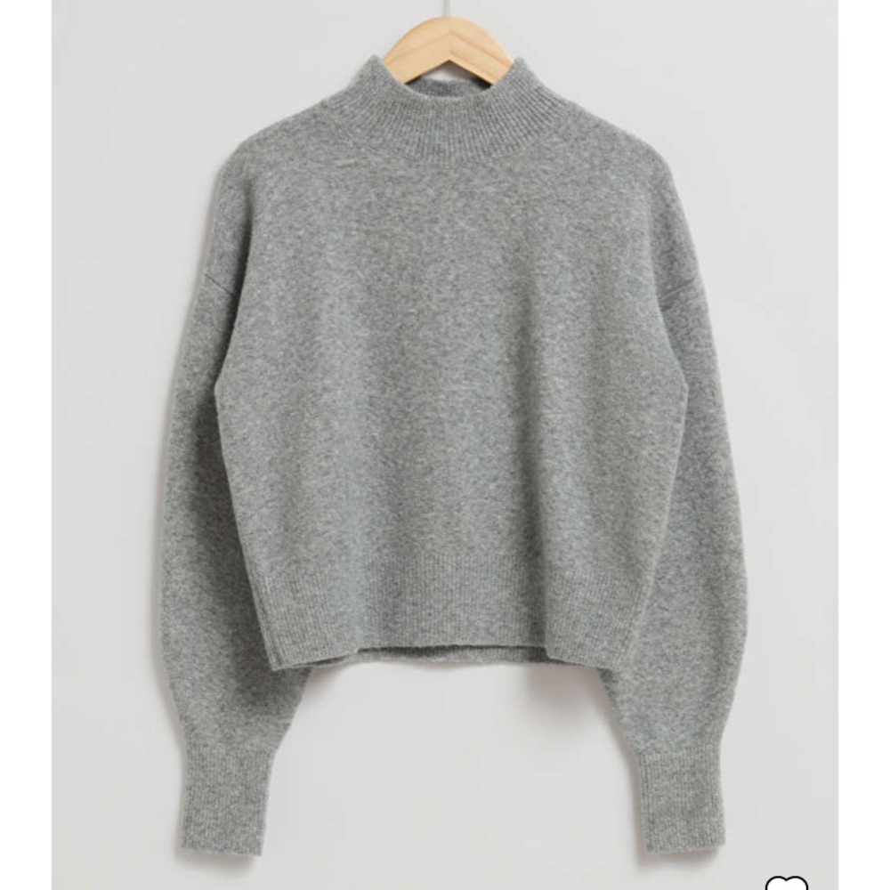 & Other Stories Mock Neck Sweater